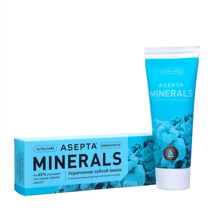 Зубная паста Асепта Plus, реминерализация, 75 мл Зубная паста Асепта Plus, реминерализация, 75 мл
