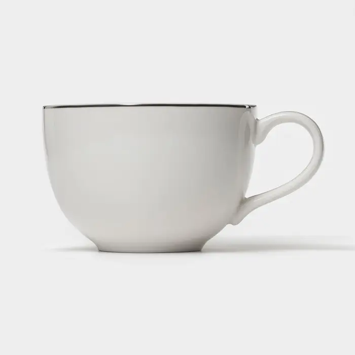 Чайная пара фарфоровая Magistro La Perle, 2 предмета: чашка 230 мл, блюдце d=15 см, цвет белый Чайная пара фарфоровая Magistro La Perle, 2 предмета: чашка 230 мл, блюдце d=15 см, цвет белый