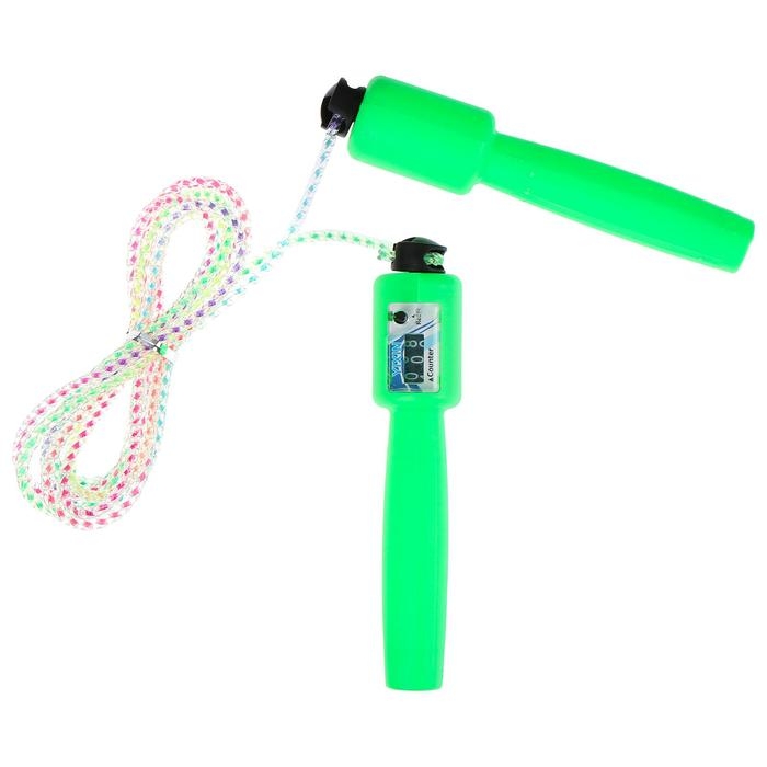 Скакалка со счётчиком, 2,55 м, цвета МИКС