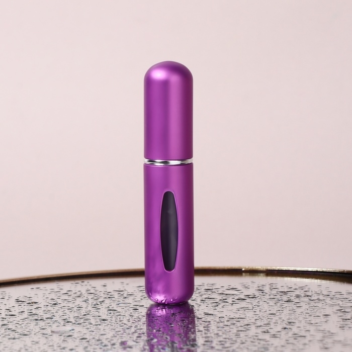 Атомайзер для парфюма, с распылителем, 5 мл, цвет фиолетовый Атомайзер для парфюма, с распылителем, 5 мл, цвет фиолетовый