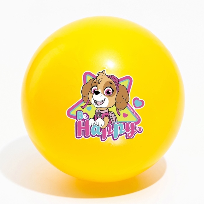 Мяч детский Paw Patrol «Happy», 16 см, 50 г, цвета МИКС Мяч детский Paw Patrol «Happy», 16 см, 50 г, цвета МИКС