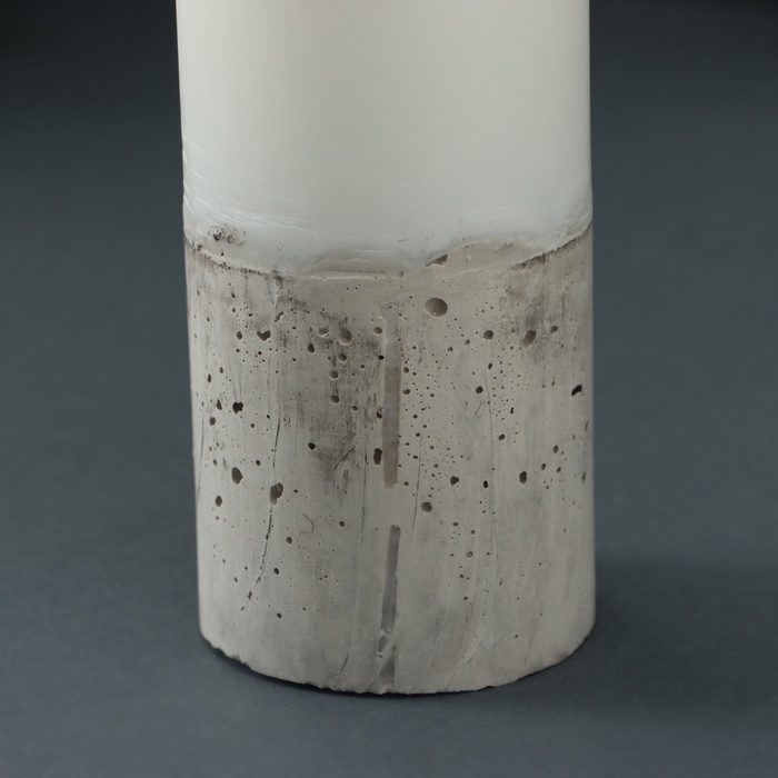 Свеча-цилиндр Свеча-цилиндр "Бетон", 5х14 см