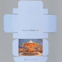 Коробка подарочная складная &laquo;Карусель&raquo;, 21&times;15&times;5 см
