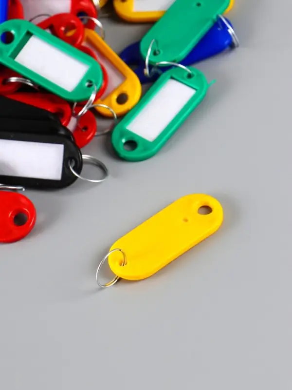 Набор брелоков для ключей 53мм, 50шт., ассорти Набор брелоков для ключей 53мм, 50шт., ассорти