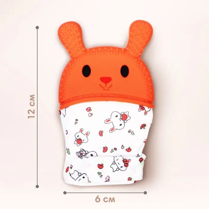 Прорезыватель-рукавичка Крошка Я &laquo;Зайка&raquo;, МИКС