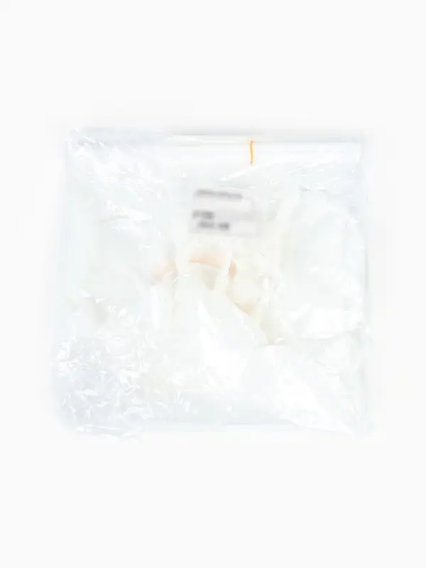 Воздушный шар фольгированный 14" "Белая ромашка", с палочкой, набор 5 штук