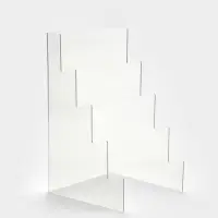 Подставка под ножи 15&times;15&times;25 см, 4 места, оргстекло 2 мм, прозрачный