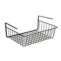 Корзина подвесная на полку тм VETTA, 35х26х13,5см, металл, цвет черный