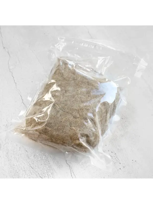 Волокно льняное высокоочищенное, Артикул R-100, 100 грамм, 60 шт. в коробе