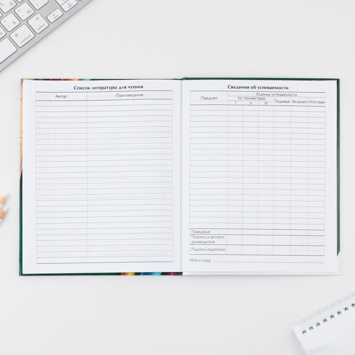 Дневник школьный 1-4 класс &laquo;Школа&raquo;, твердая обложка 7БЦ, глянцевая ламинация, 48 листов