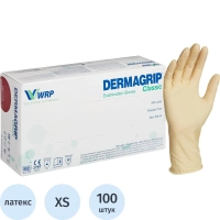 Перчатки мед.смотров. латекс н/c,н/о, текст,2хлор Dermagrip Cls (XS) 50п/уп