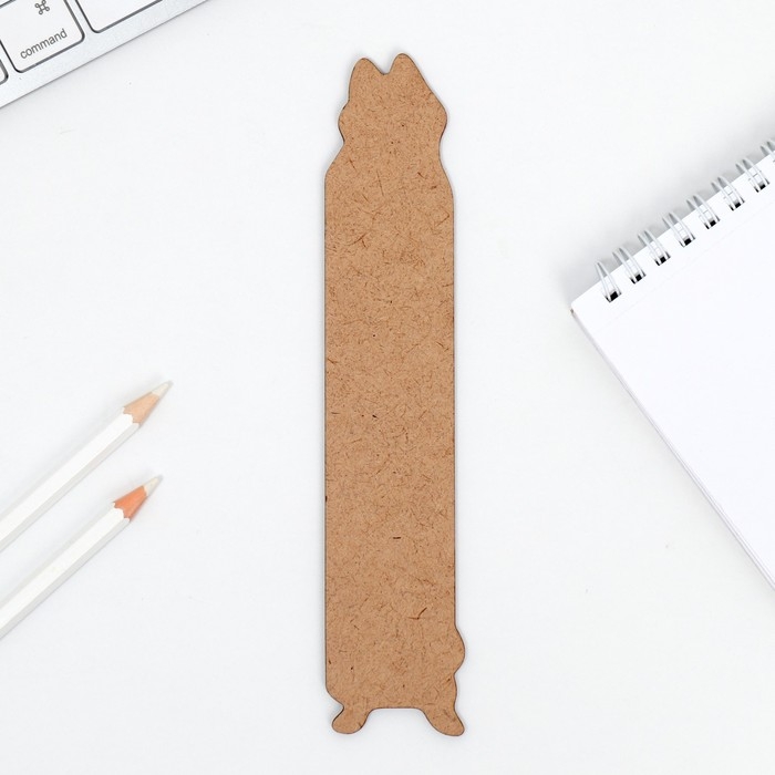 Линейка деревянная 15 см, фигурная Линейка деревянная 15 см, фигурная "Кот"