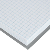 Книга учета Attache А4 96л в клетку блок офсет, бумвинил серый