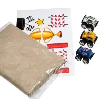 Космический песок “Гонки“ с песочницей 1,5 кг Космический песок “Гонки“ с песочницей 1,5 кг