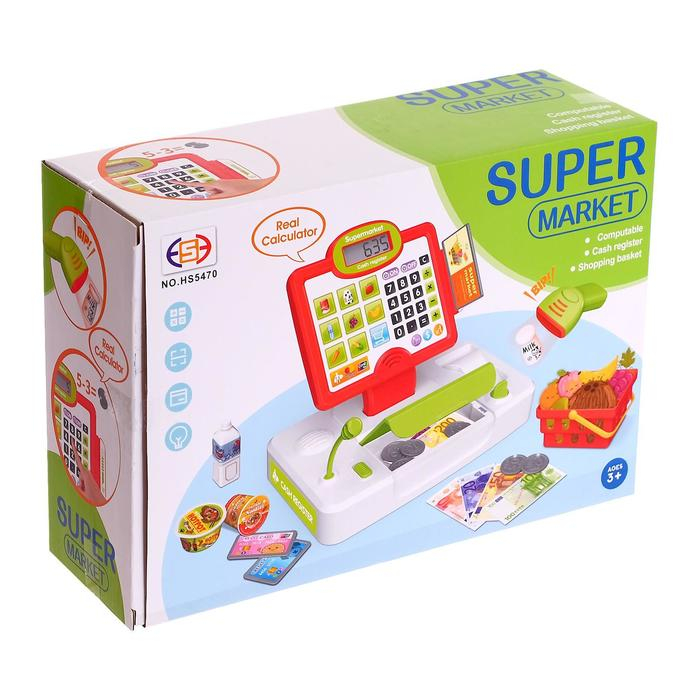 Касса-калькулятор «Магазин» с аксессуарами Касса-калькулятор «Магазин» с аксессуарами