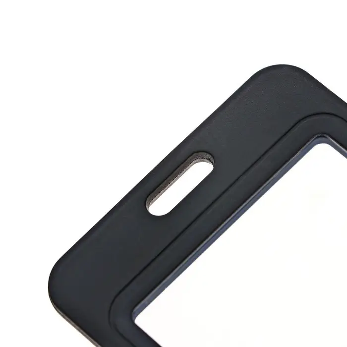 Бейдж вертикальный, внешний размер 110×70 мм, внутренний размер 85×54 мм, чёрный Бейдж вертикальный, внешний размер 110×70 мм, внутренний размер 85×54 мм, чёрный