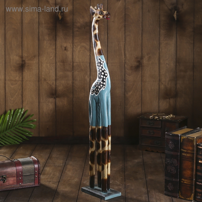 Сувенир дерево Сувенир дерево "Жираф голубой костюмчик" 12х20х80 см