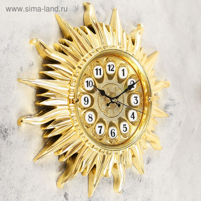 Часы настенные, серия: Интерьер, Часы настенные, серия: Интерьер, "Карора", дискретный ход, 35 х 35 см