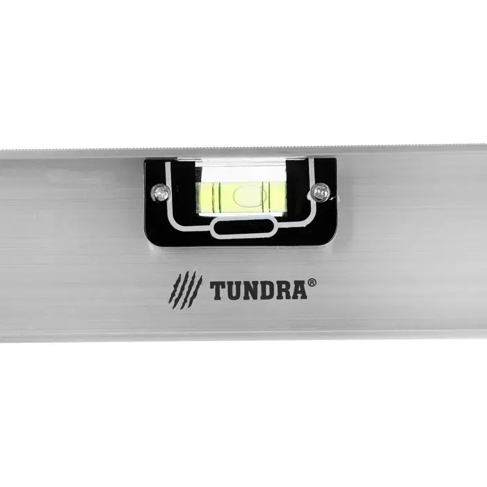 Уровень алюминиевый ТУНДРА &laquo;Рельс&raquo;, 3 глазка (1 поворотный), 800 мм