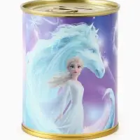 Копилка металлическая, 9.5 см&times;7.5 см&times;7.5 см, Холодное сердце