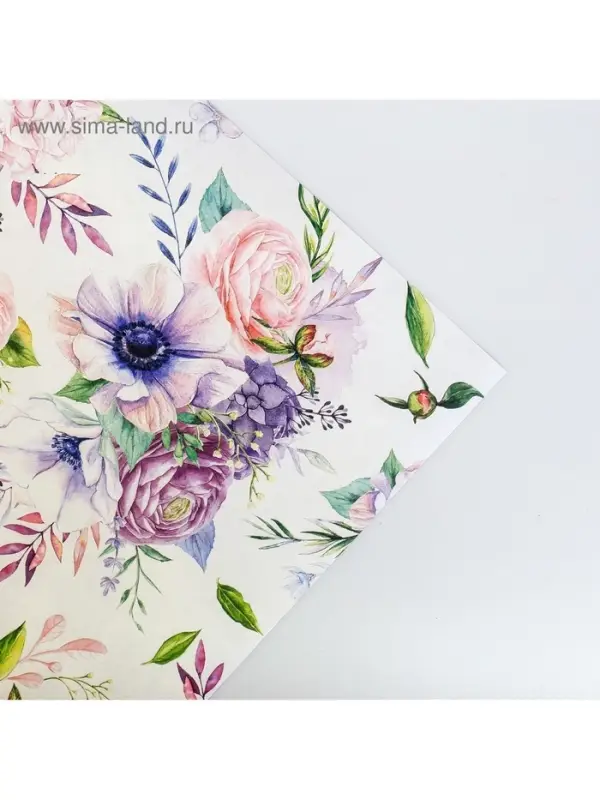 Бумага упаковочная крафтовая «Нежнее нежного», 70 х 100 см Бумага упаковочная крафтовая «Нежнее нежного», 70 х 100 см