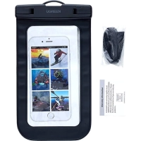 Чехол UGREEN LP716 (45181)для телеф. Waterproof Phone Pouch черный(защелка)