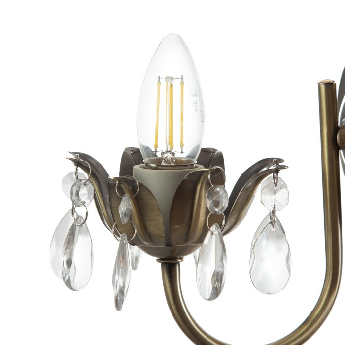 Бра 662422/1 E27 40Вт бронза 22х16х20 см