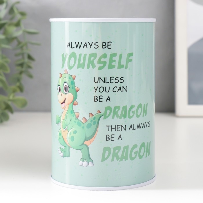 Копилка металл Копилка металл "Динозавр/Акула" МИКС 8х8х12,5 см