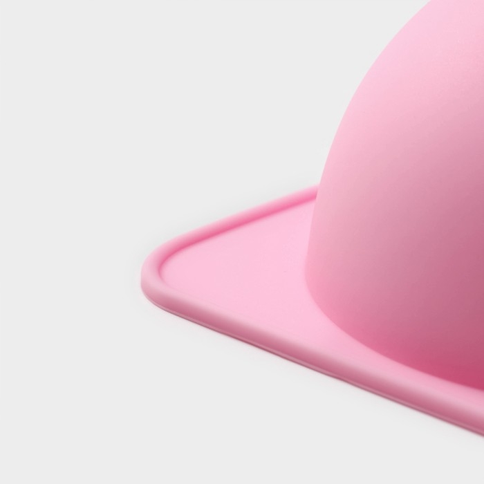 Форма для выпечки Доляна «Полусфера», силикон, 13,5×6 см, внутренний d=11,7 см, цвет розовый Форма для выпечки Доляна «Полусфера», силикон, 13,5×6 см, внутренний d=11,7 см, цвет розовый