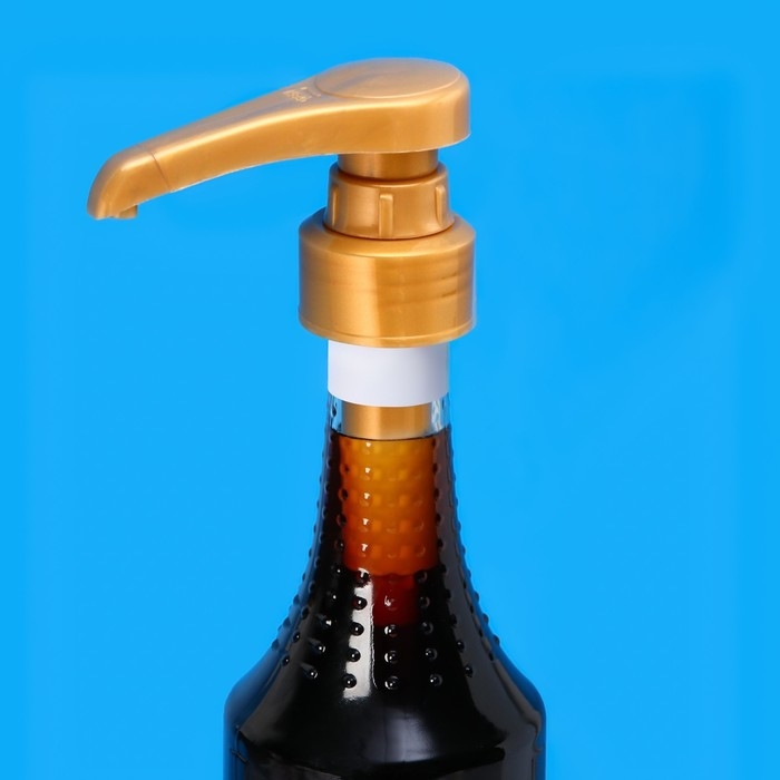 Помпа - дозатор для сиропа, золотая, 10мл Помпа - дозатор для сиропа, золотая, 10мл