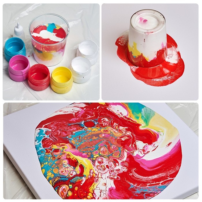 Набор «Флюид Арт» «Планета цветов» Набор «Флюид Арт» «Планета цветов»