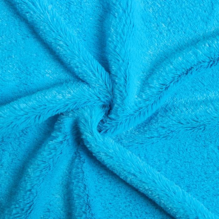 Лоскут для рукоделия, 50 × 50 cм, мех, цвет голубой Лоскут для рукоделия, 50 × 50 cм, мех, цвет голубой
