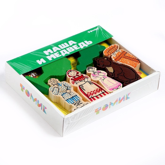 Конструктор «Сказки. Маша и медведь», 17 деталей Конструктор «Сказки. Маша и медведь», 17 деталей