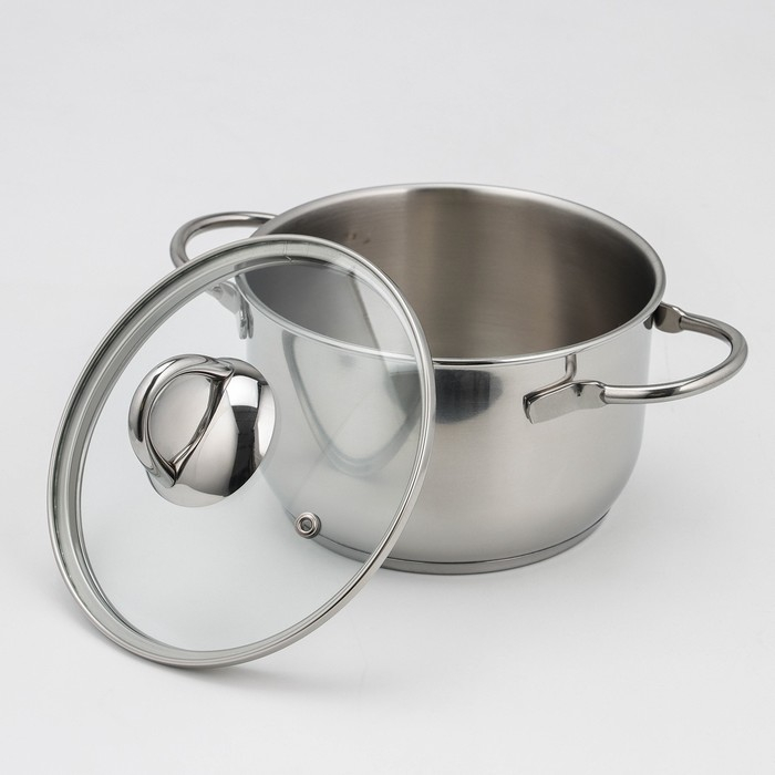 Кастрюля «Классика-прима», 1.75 л, d=16 см, капсульное дно, индукция