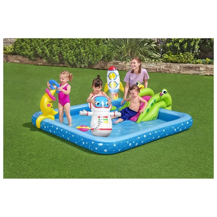 Игровой центр надувной «Маленький астронавт», 228 х 206 х 84 см, от 2 лет, 53126 Игровой центр надувной «Маленький астронавт», 228 х 206 х 84 см, от 2 лет, 53126