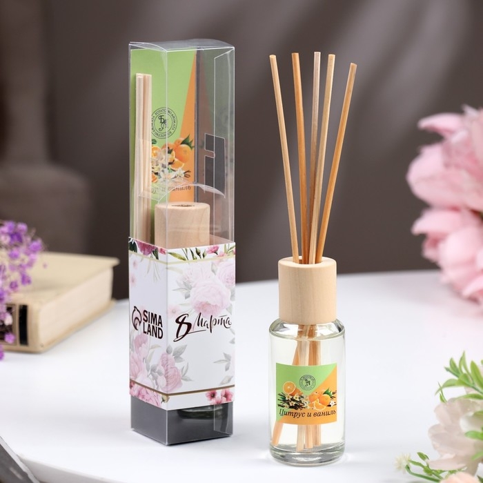 Диффузор ароматический  Диффузор ароматический "Модерн", 50 мл, цитрус и ваниль, "Богатство Аромата"