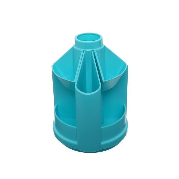 Набор настольный на вращающейся подставке 5 предметов, ErichKrause Mini Desk, Pastel Mint, пластиковый, мятный Набор настольный на вращающейся подставке 5 предметов, ErichKrause Mini Desk, Pastel Mint, пластиковый, мятный
