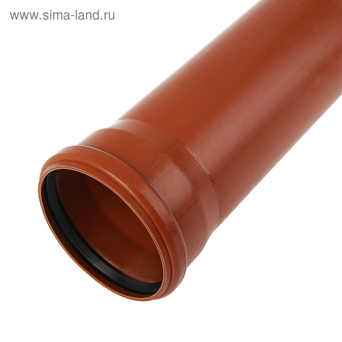 Труба канализационная FLEXTRON, наружная, d=160 мм, толщина 3.2 мм, 2000 мм Труба канализационная FLEXTRON, наружная, d=160 мм, толщина 3.2 мм, 2000 мм