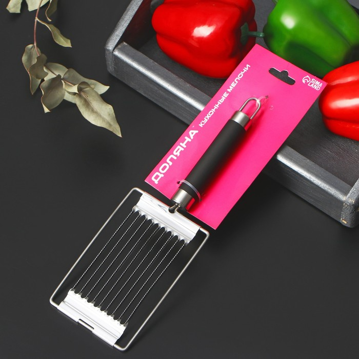 Яйцерезка Доляна Venus, нержавеющая сталь, цвет чёрный Яйцерезка Доляна Venus, нержавеющая сталь, цвет чёрный