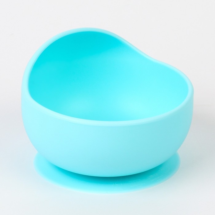 Набор для кормления: нагрудник, тарелка на присоске, ложка, Крошка Я, голубой Набор для кормления: нагрудник, тарелка на присоске, ложка, Крошка Я, голубой