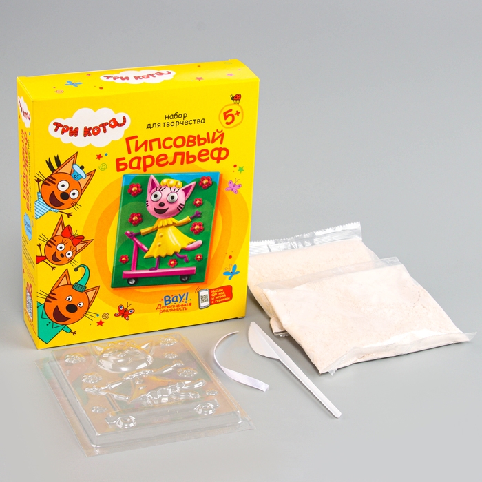 Гипсовый барельеф «Три кота. Лапочка» Гипсовый барельеф «Три кота. Лапочка»