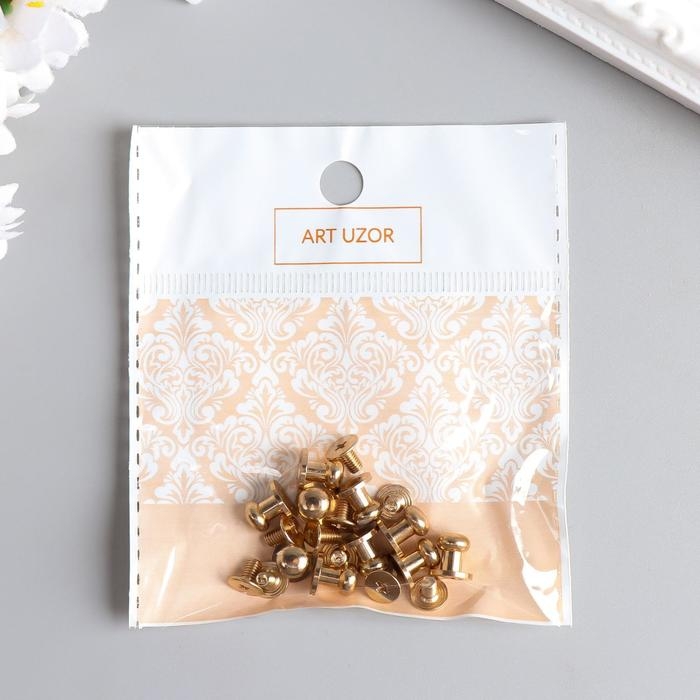 Ручка для шкатулки металл золото набор 10 шт 0,7х0,8 см Ручка для шкатулки металл золото набор 10 шт 0,7х0,8 см