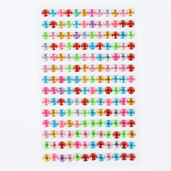 Набор для творчества «Волшебные стразы», 3 листа с клейким слоем Набор для творчества «Волшебные стразы», 3 листа с клейким слоем