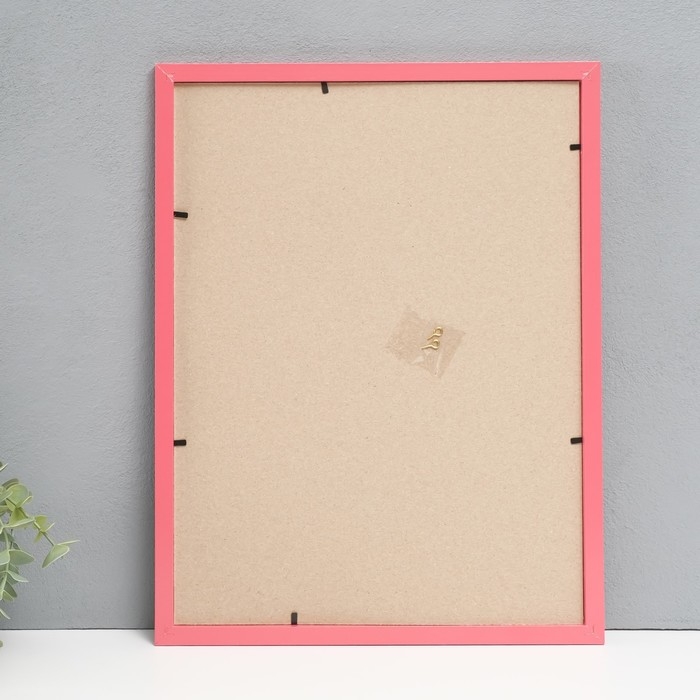 Фоторамка МДФ 30х40 см, №6, шир. 18 мм, толщ. 12 мм, розовый (пластиковый экран) Фоторамка МДФ 30х40 см, №6, шир. 18 мм, толщ. 12 мм, розовый (пластиковый экран)