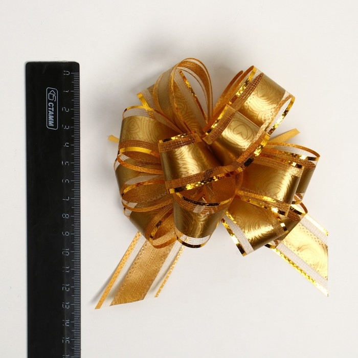 Бант-шар №3, золотые розы Бант-шар №3, золотые розы