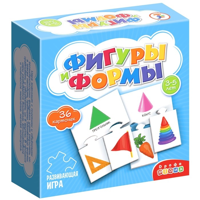 Настольная игра «МИ. Фигуры и формы» Настольная игра «МИ. Фигуры и формы»