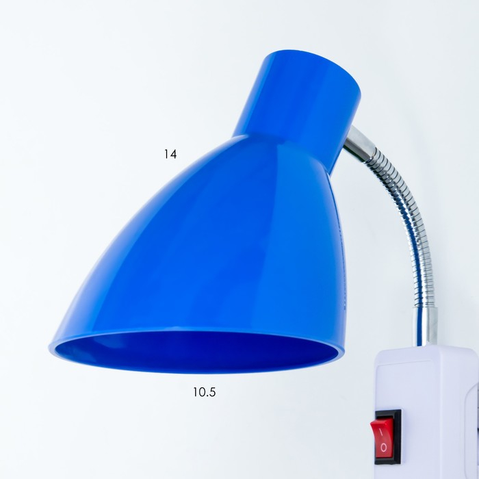 Бра в розетку "Классика" 1х10Вт Е27 синий 10х14,5х25 см