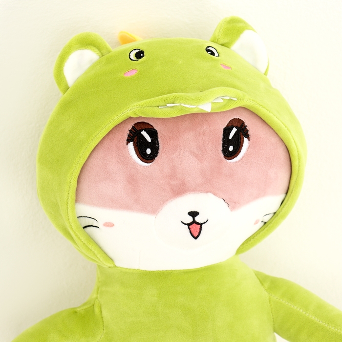 Мягкая игрушка «Котик» в костюме дракона, 70 см