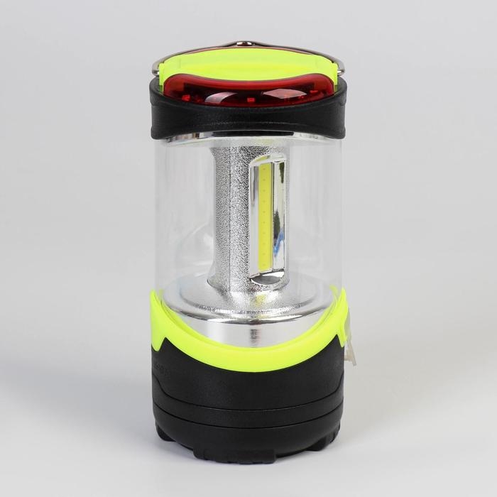 Фонарь кемпинговый аккумуляторный 5 Вт, 1200 мАч, USB, салатовый Фонарь кемпинговый аккумуляторный 5 Вт, 1200 мАч, USB, салатовый