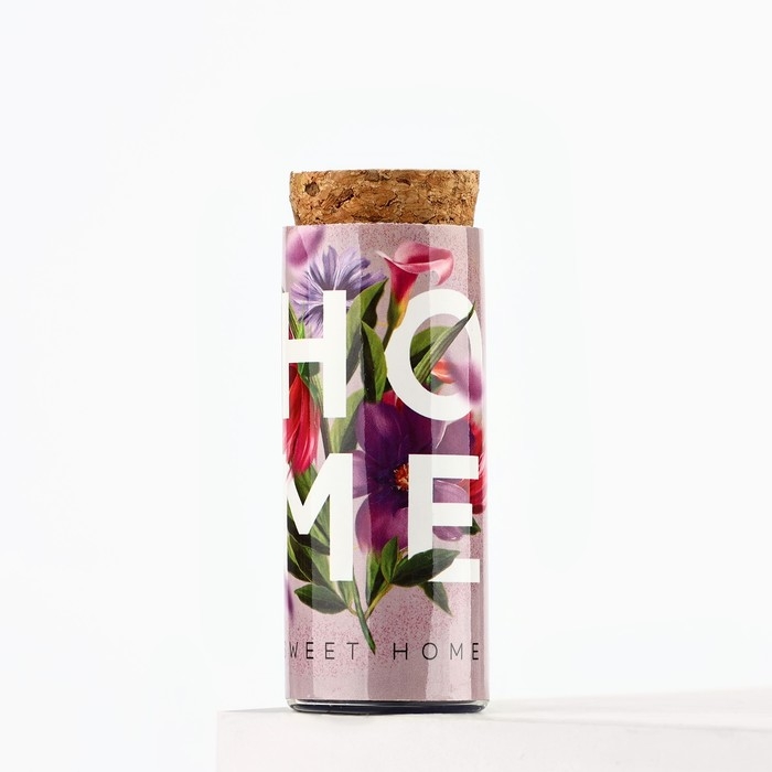 Свеча в колбе «HOME», лаванда, высота 8 см Свеча в колбе «HOME», лаванда, высота 8 см